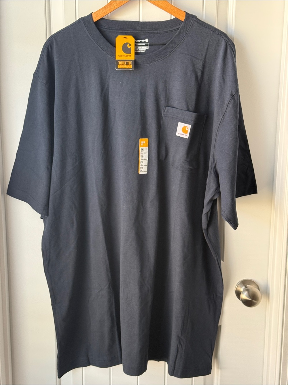 Carhartt Men's Loose Fit Midweight Short-Sleeve Pocket T-Shirt Size 2XLT